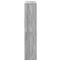 vidaXL Deliaca stena sivá sonoma 100x33x156,5 cm kompozitné drevo
