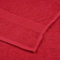 vidaXL Osušky do kúpeľne FROGN 2 ks červené 100x150 cm 360 g/m²
