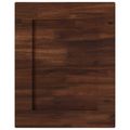 vidaXL Obdĺžnikový stôl 90 x 50 x 3,5 cm Obdĺžnikový Tmavohnedá
