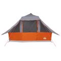 vidaXL Tipi stan 10-miestny Šedá a oranžová taft