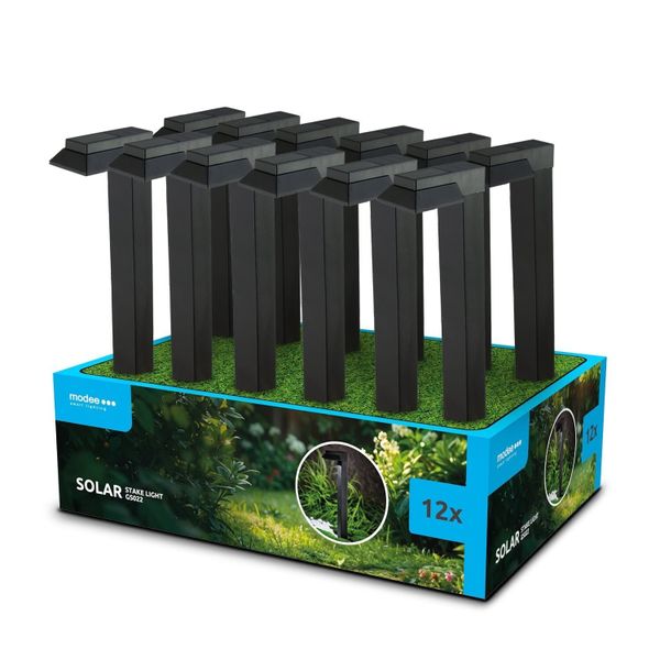 Modee záhradná solárna LED lampa GS022 45 cm, HB40 40 mAh (ML-GS022)