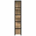 vidaXL Regál na knihy 80 x 30 x 155,5 cm Kompozitné drevo