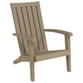 vidaXL Záhradné stoličky Adirondack 2 ks bledohnedé polypropylén