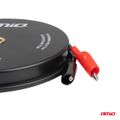 Meracie káble s krokosvorkami 2x9m AMiO-04275