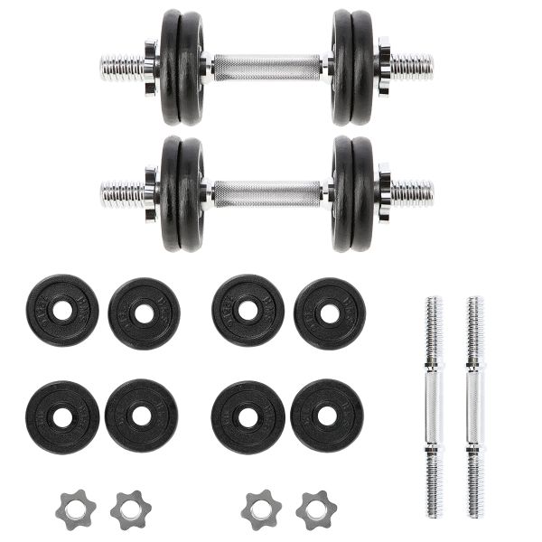Jednoručné nakladacie činky HMS SG02 2x7 kg