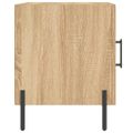 vidaXL Nočné stolíky 2 ks dub sonoma 40x40x50 cm kompozitné drevo