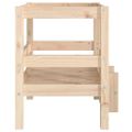 vidaXL Posteľ pre psa 55,5x53,5x60 cm borovicový masív