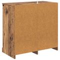 vidaXL Servírovacia skriňa Staré drevo 70 x 35,5 x 67,5 cm