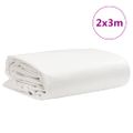 vidaXL Celta, biela 2x3 m 650 g/m²