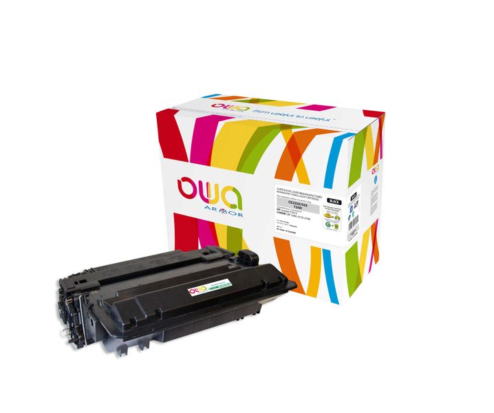 OWA Armor toner kompatibilný s HP LJ P3015, CE255X, 12000st, čierna/black