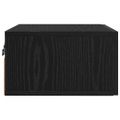 vidaXL Nočný stolík Čierny dub 35 x 35 x 20 cm Kompozitné drevo