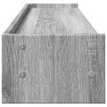 vidaXL Stojan na monitor sivý dub sonoma 100x24x16 cm kompozitné drevo