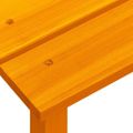 vidaXL Záhradná stolička Adirondack so stolíkom jedľový masív oranžová