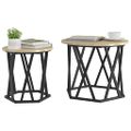 vidaXL Bočný stôl 2 ks Sonoma dub 50 x 50 x 40 cm