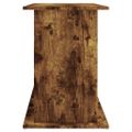 vidaXL Stojan na akvárium dymový dub 101x41x58 cm kompozitné drevo