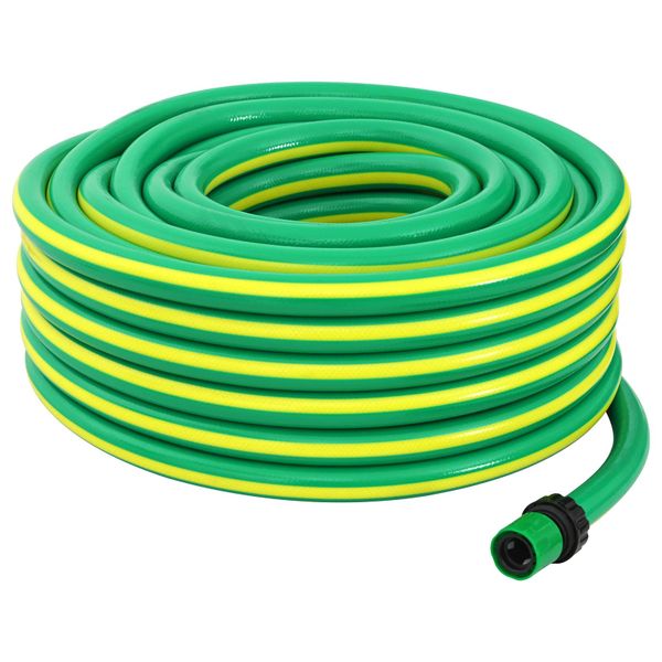 vidaXL Záhradná hadica 5-vrstvová Zelená a žltá 3 / 4'' 20 m PVC