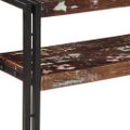 vidaXL Konzolový stolík 120x30x75 cm masívne recyklované drevo