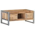 vidaXL Konferenčný stolík 95x50x40 cm surové mangovníkové drevo