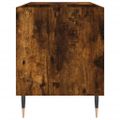 vidaXL Skrinka na platne dymový dub 85x38x48 cm kompozitné drevo