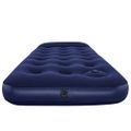Bestway Semišová nafukovacia posteľ+zabudovaná nožná pumpa 185x76x28cm