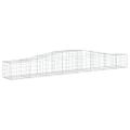 vidaXL Oblúkový gabionový kôš 2 ks 400x50x40/60 cm pozinkované železo