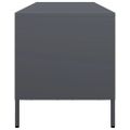 vidaXL TV skrinka antracit 135x39x43,5 cm oceľ valcovaná za studena