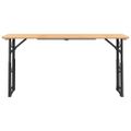 vidaXL Skladací pivný stôl 170x50x75/105 cm jedľové drevo