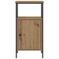 vidaXL Nočné stolíky 2 ks dub artisan 41x31x80 cm kompozitné drevo