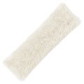vidaXL Podložka s vankúšom HEERLEN Biela 40 x 145 cm PV fleece