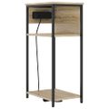 vidaXL Nočný stolík Sonoma dub 41 x 28 x 76 cm Kompozitné drevo