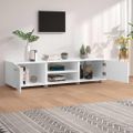 vidaXL TV stolík biely 140x40x35 cm spracované drevo