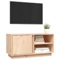 vidaXL TV skrinka 80x35x40,5 cm masívna borovica