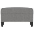 vidaXL Lavica tmavosivá 70x35x41 cm látka