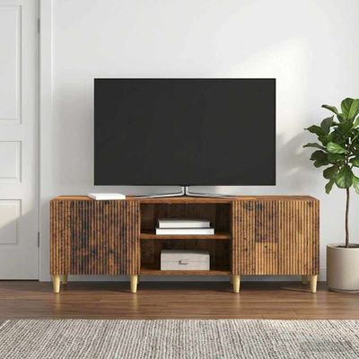 vidaXL TV skrinka Staré drevo 150 x 31 x 50 cm Kompozitné drevo