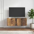 vidaXL Nástenná TV skrinka Nástenný Staré drevo 78,5 x 31 x 30 cm