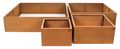 Vyvýšený záhon G21 102 x 32 x 102 cm, Corten