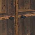 vidaXL Highboard Staré drevo 68 x 37 x 142 cm Kompozitné drevo