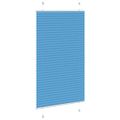 vidaXL Plisovaná roleta modrá 80x100 cm šírka látky 79,4 cm polyester