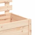 vidaXL Záhradný kvetináč s regálom 79x39,5x114 cm masívna borovica