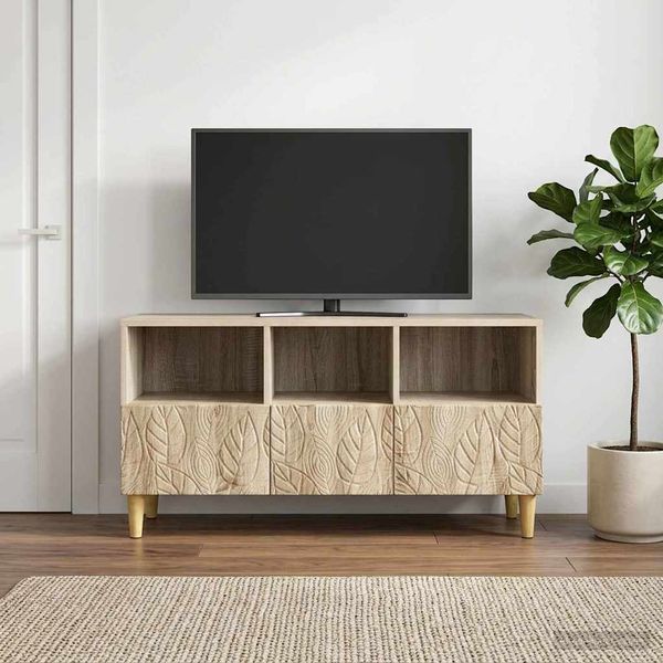vidaXL TV skrinka 102 x 34,5 x 50 cm Dub sonoma Kompozitné drevo