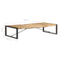 vidaXL Konferenčný stolík 180x90x40 cm, surové mangové drevo