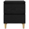 vidaXL Posteľné skrinky 2 ks Čierny dub 40 x 35 x 50 cm