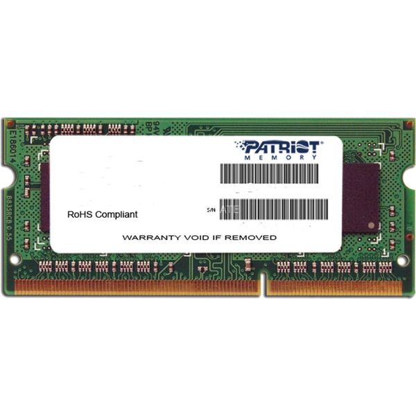 Patriot Memory PSD34G1600L81S pamäťový modul 4 GB 1 x 4 GB DDR3 1600 MHz