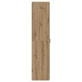 vidaXL Highboard Remeselný dub 45 x 42,5 x 185 cm