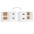 vidaXL TV skrinka biela 73x35,5x47,5 cm spracované drevo