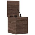 vidaXL Úložný box hnedý dub 30x35x35 cm kompozitné drevo