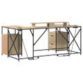 vidaXL Stôl Sonoma dub Kompozitné drevo 182 x 101 x 87,5 cm