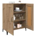vidaXL Servírovacia skriňa Remeselný dub 69,5 x 34 x 90 cm