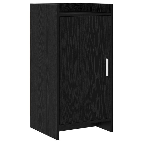 vidaXL Servírovacia skriňa Čierny dub 40 x 36 x 80 cm Kompozitné drevo
