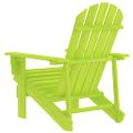 vidaXL Záhradná stolička Adirondack jedľový masív zelená
